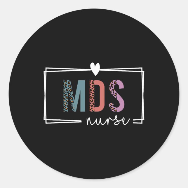 Sticker Rond Mds Infirmière Mds Infirmière Nurse Nurse Day (Devant)