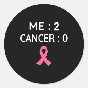 Sticker Rond Me 2 Cancer 0 Sensibilisation au cancer du sein Ru