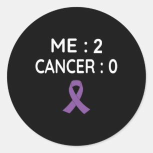 Sticker Rond Me 2 Cancer 0 Sensibilisation au cancer pancréatiq