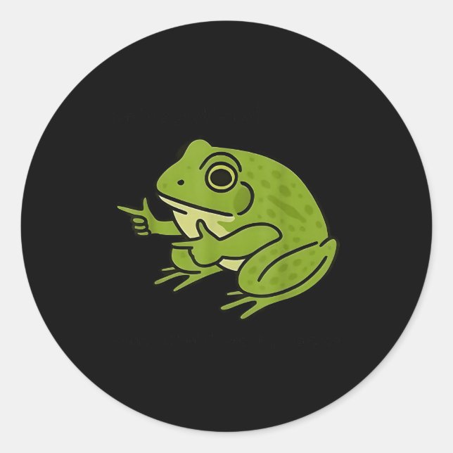 Sticker Rond Me No Problemo Narrator But It Was All Problemo Fu (Devant)