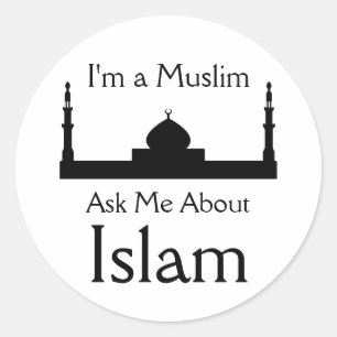 Sticker Rond Me questionner sur l'Islam