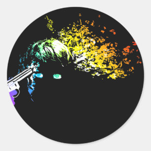 Sticker Rond me tuer doucement