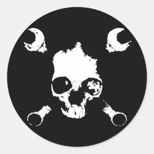 Sticker Rond Mécanicien