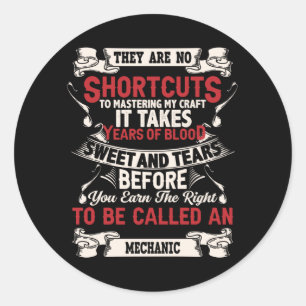 Sticker Rond Mécanique