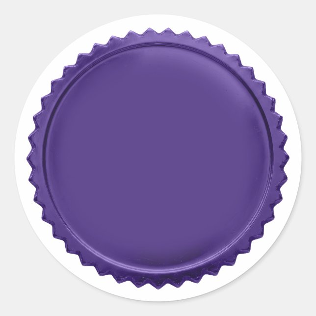 Sticker Rond Médaille de récompense en étoile éclatée en feuill (Devant)