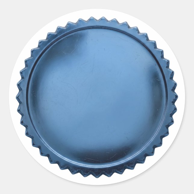 Sticker Rond Médaille d'excellence en étoile éclatée avec joint (Devant)