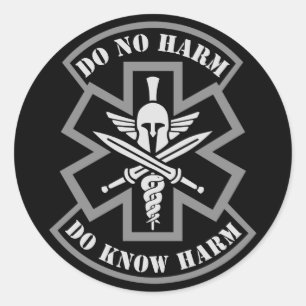 Sticker Rond Médaille tactique militaire Style spartiate