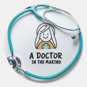 Sticker Rond Médecin en devenir