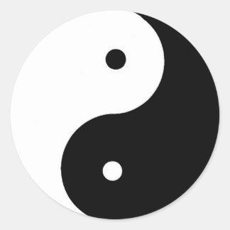 Sticker Rond Médecine chinoise