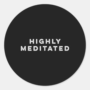 Sticker Rond Méditation très méditée de nouveauté de yoga