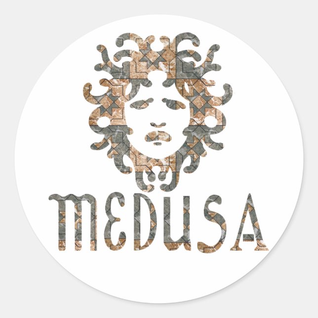 Sticker Rond Medusa (Devant)