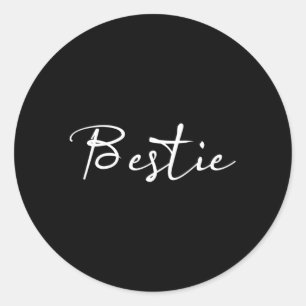 Sticker Rond Meilleur Ami Bff Et Bestie