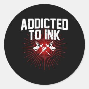 Sticker Rond Meilleur Art De Tatouage Pour Hommes Femmes Tatoua