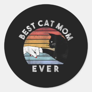 Sticker Rond Meilleur Cadeau Pour Chat Lover | Cadeaux de chats