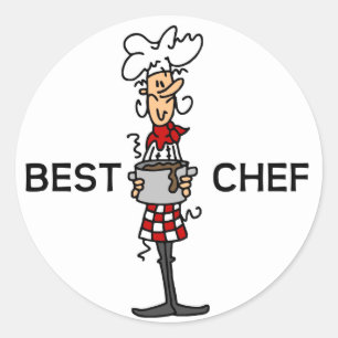 Sticker Rond Meilleur chef