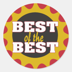Sticker Rond Meilleur des meilleurs