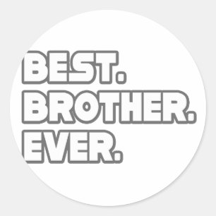 Sticker Rond Meilleur Frère