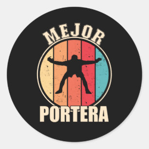 Sticker Rond Meilleur gardien de but