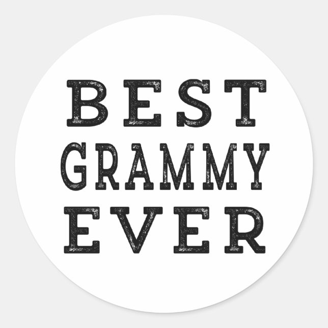 Sticker Rond Meilleur Grammy (Devant)