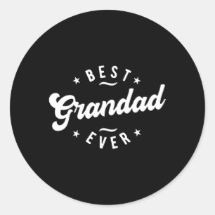 Sticker Rond Meilleur Grand-Père