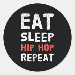 Sticker Rond Meilleur HipHop Danse Hip hop