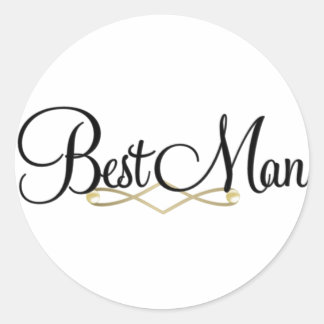 Sticker Rond Meilleur homme