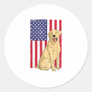 Sticker Rond Meilleur Labrador Pour Hommes Femmes Laboratoire J