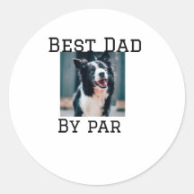 Meilleur papa par par chien animal photo moderne s