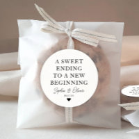 MEILLEURE FIN DE NOUVEAU DÉBUT Coeur Mariage Faveu