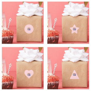 Sticker Rond Meilleure Maman Coeurs et Fleurs