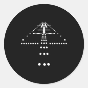 Sticker Rond Meilleure œuvre d'art pour pilotes pour hommes et