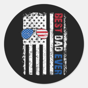 Sticker Rond Meilleures Chemises Papa Jamais Pour Papa Papa Pap