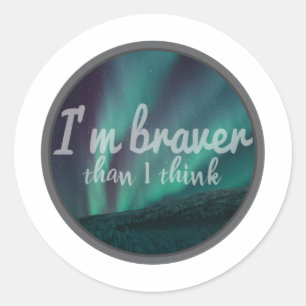 Sticker Rond meilleures citations motivationnelles pour la posi