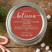 Mélange de cacao chaud sec fait maison pour les fê