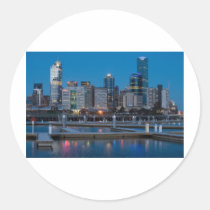 STICKER ROND MELBOURNE