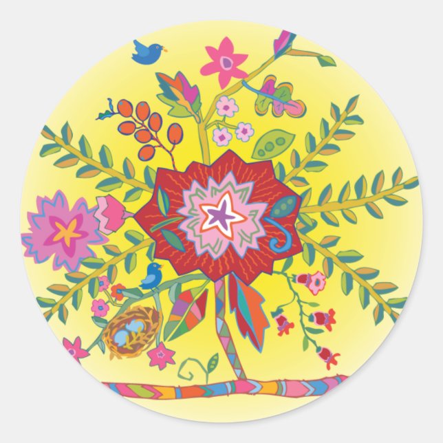 Sticker Rond 'Melinda' (Devant)