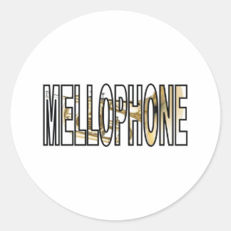 Sticker Rond Mellophone