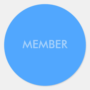 STICKER ROND MEMBRE