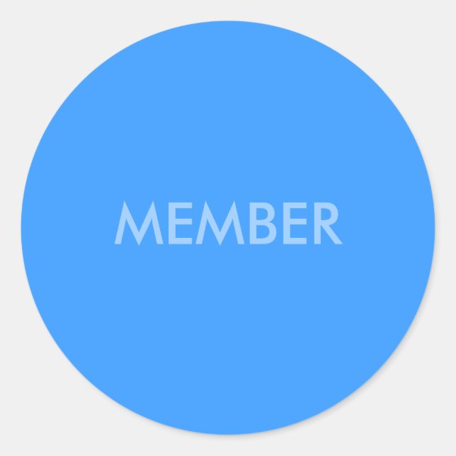 STICKER ROND MEMBRE (Devant)