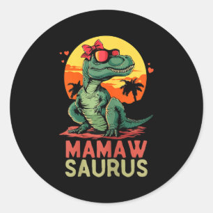 Sticker Rond Mémé chic fête des mères anniversaire Noël