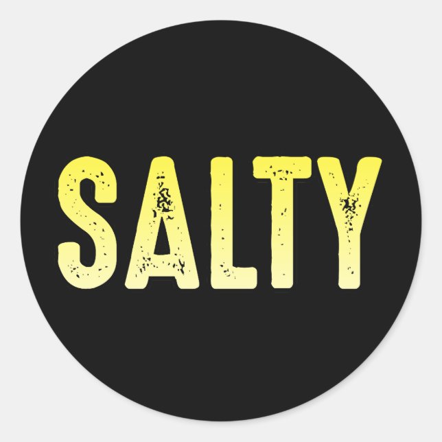 Sticker Rond Mème de mots saintes et sarcastiques (Devant)