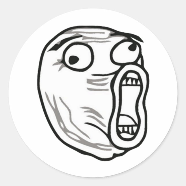 STICKER ROND MEME LOL (Devant)