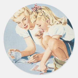 Sticker Rond Même un petit peu peut aider maintenant