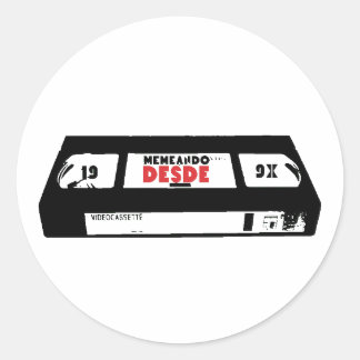 Sticker Rond Memeando Desde 199X Mois du patrimoine hispanique