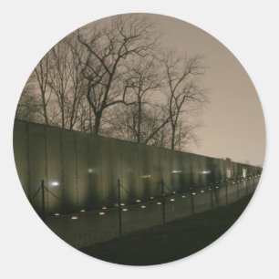 Sticker Rond Mémorial des anciens combattants du Vietnam