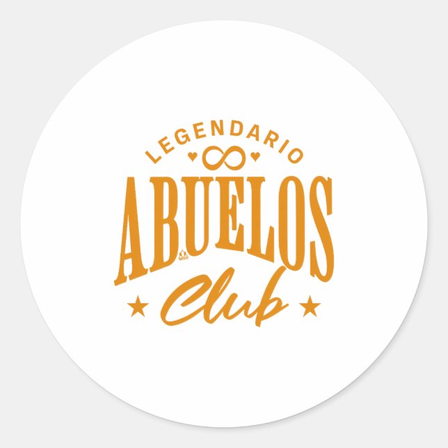 Sticker Rond Mens Grandfathers' Pride - Club Legendario De Los  (Devant)