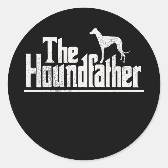 Sticker Rond Mens Plott Hound Dog Plott Hound Cadeaux Drôle (Devant)