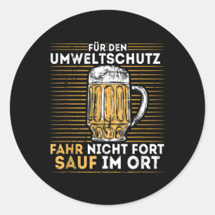 Sticker Rond Mens Pour La Conduite De Protection De l'environne