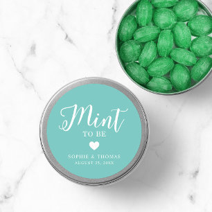 Sticker Rond Mention de Mariage couleur personnalisée