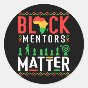 Sticker Rond Mentors du Mois de l'histoire des Noirs Problème A